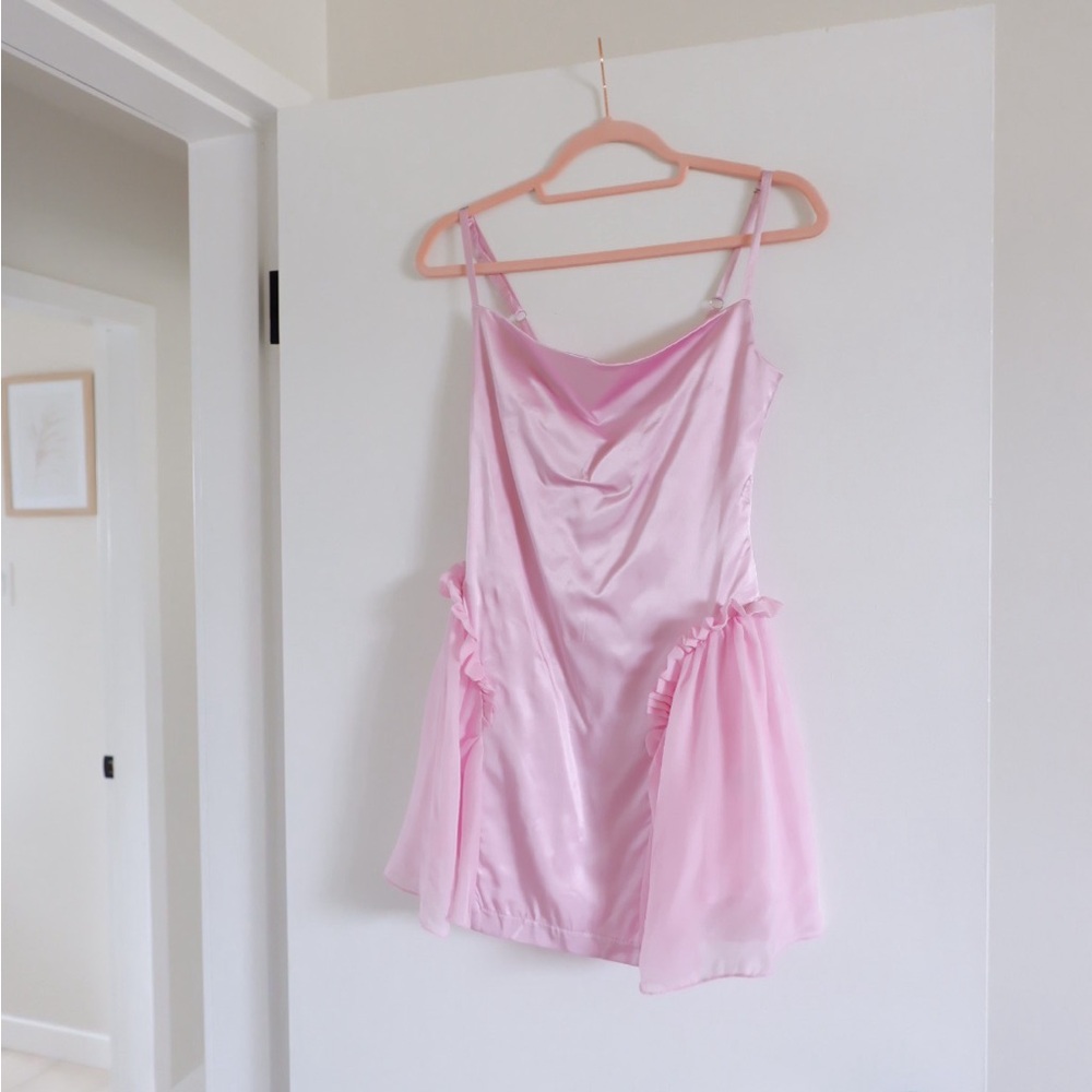 AHIRI Mini Dress with Side Gathers - Picture 5 of 10